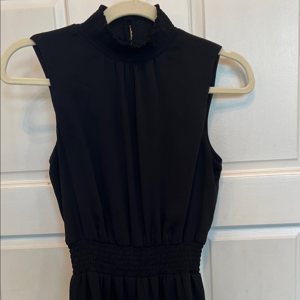Express Black Ruffled Mini Dress - Picture 4 of 4